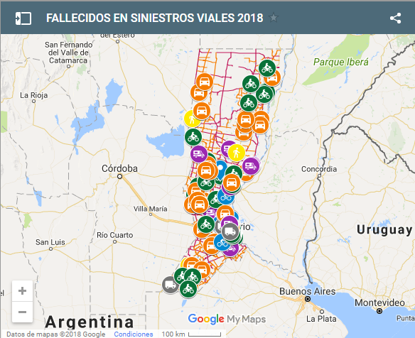 muertos en siniestros viales