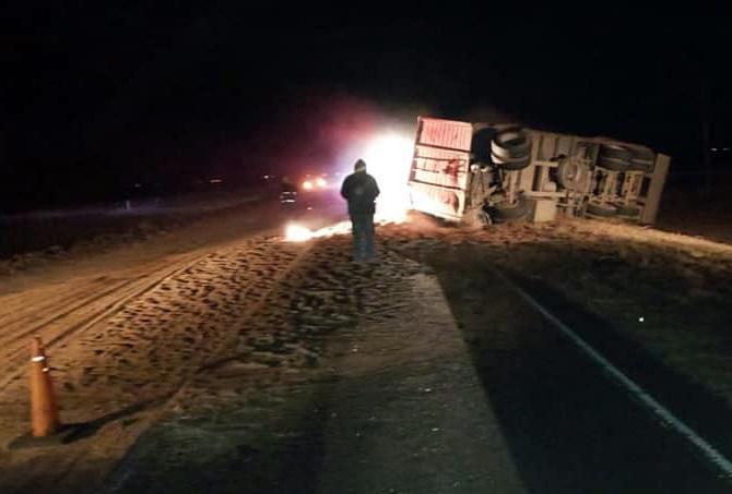 camion vuelco ruta 178 1° julio 2020