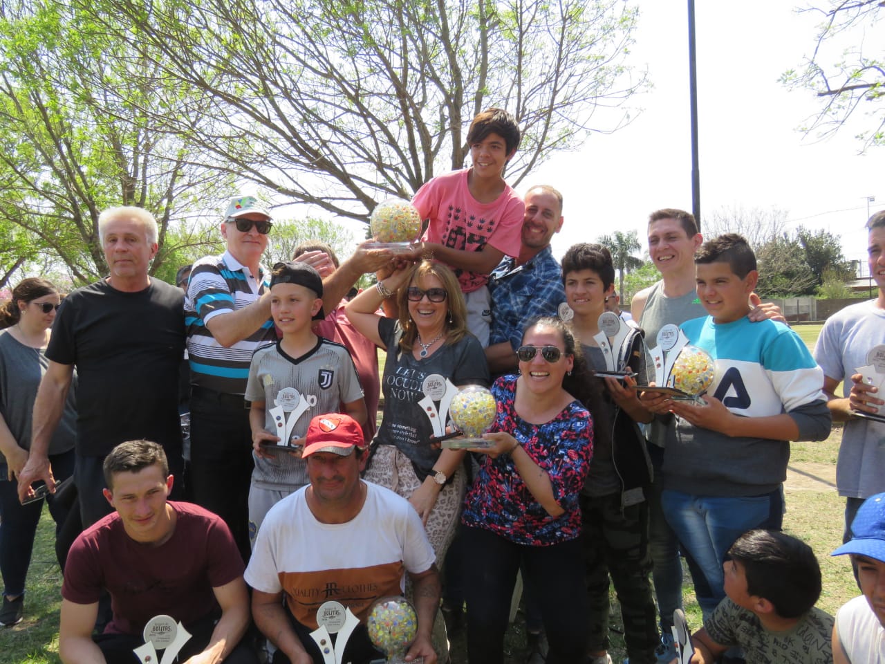 bolitas 2019 ganadores con trofeo
