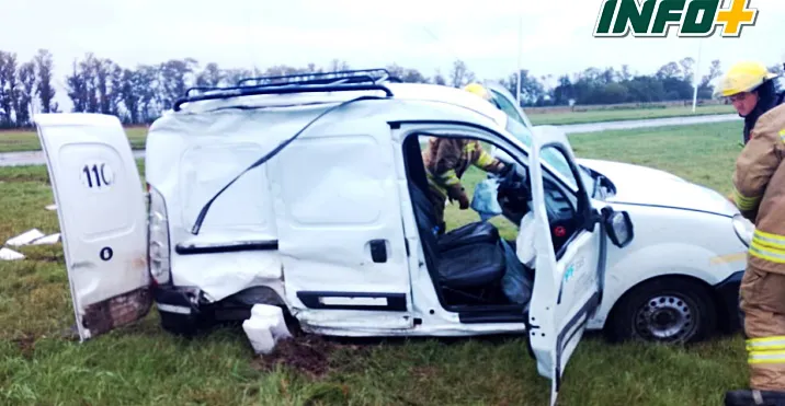 Cruce Rutas Y Un Vecino De San Genaro Herido En Un Choque Entre