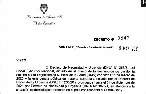 decreto 190521