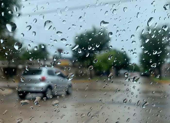 lluvia vidrio