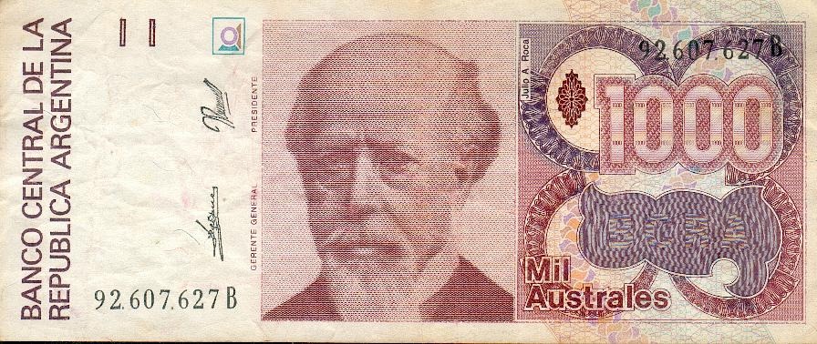 Billete Un Millon De Pesos Argentinos