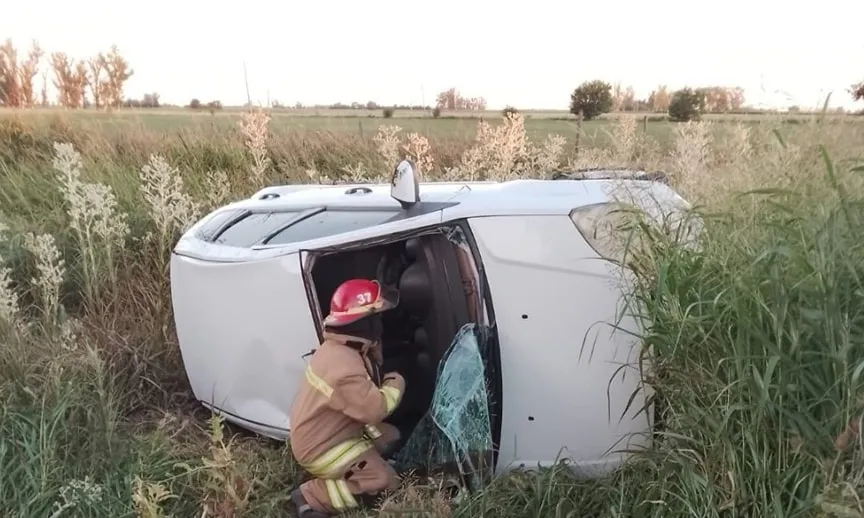 auto vuelco san genaro