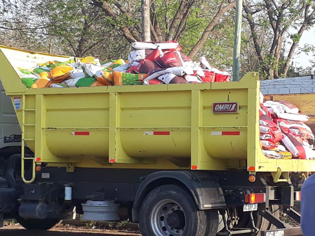 camion detenidos semilla octubre 2020
