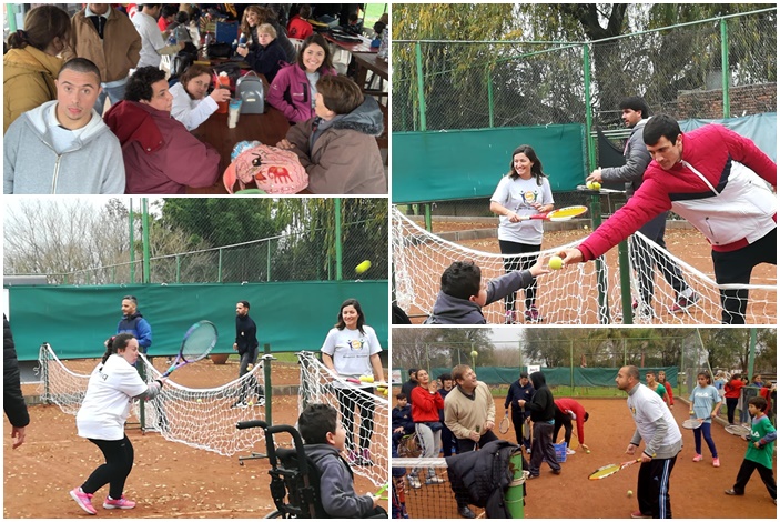 tenis adaptado mosaico