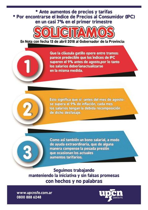 upcn clausula gatillo flyer