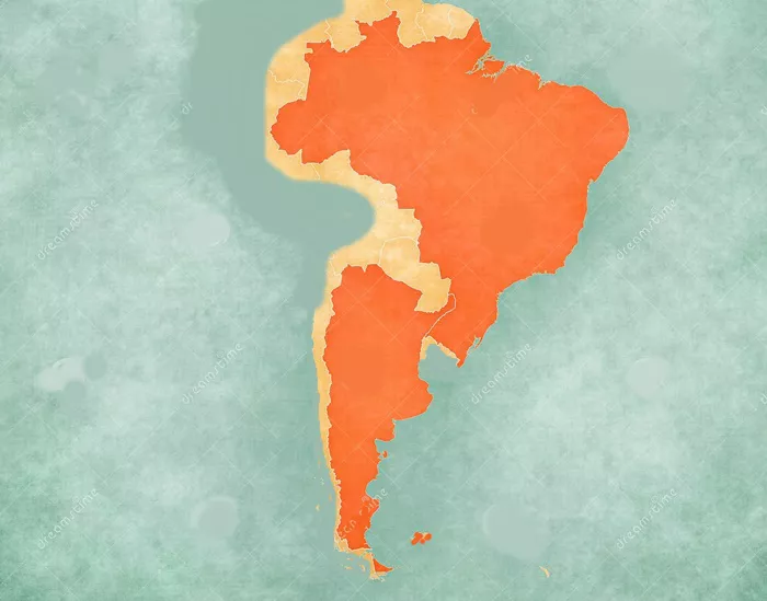 mapa-de-suramérica-del-brasil-y-la-argentina