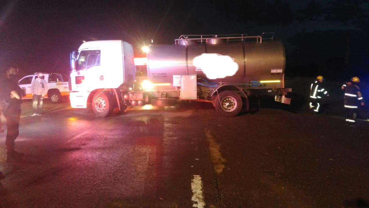 camion leche choque maria juana