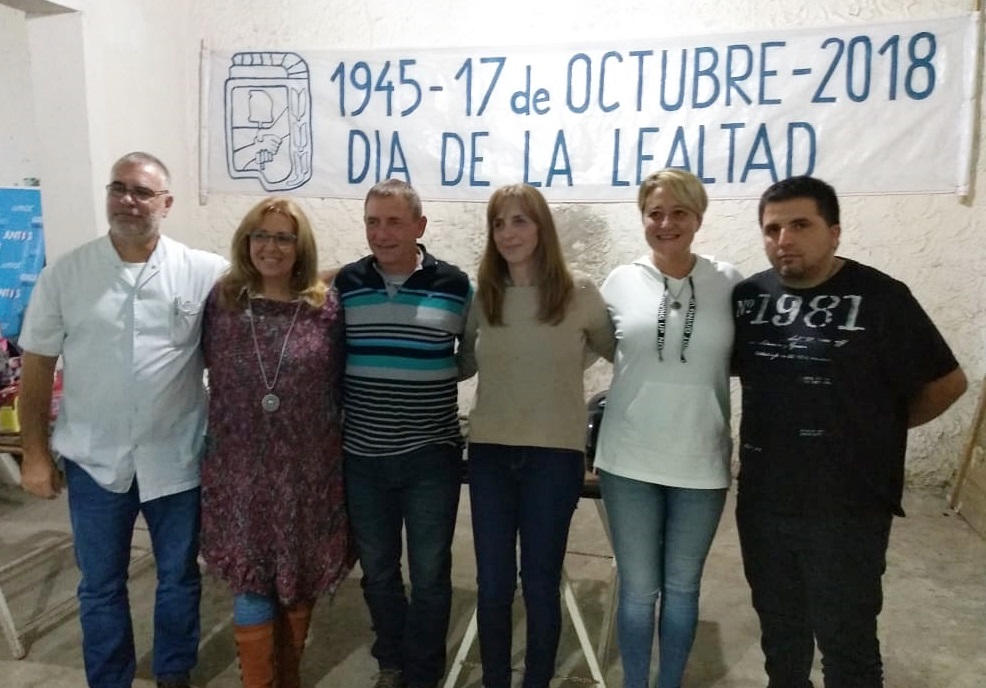 Las Parejas con intendente y candidatos concejales
