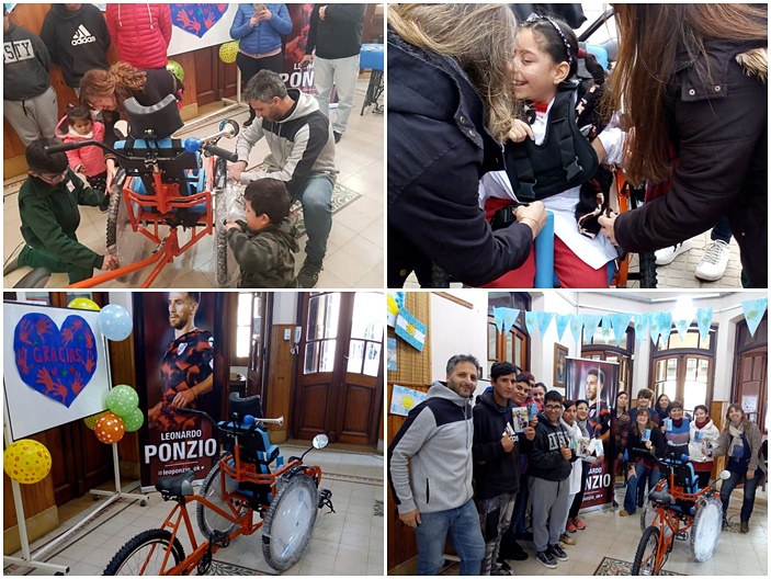 bici adaptada mosaico