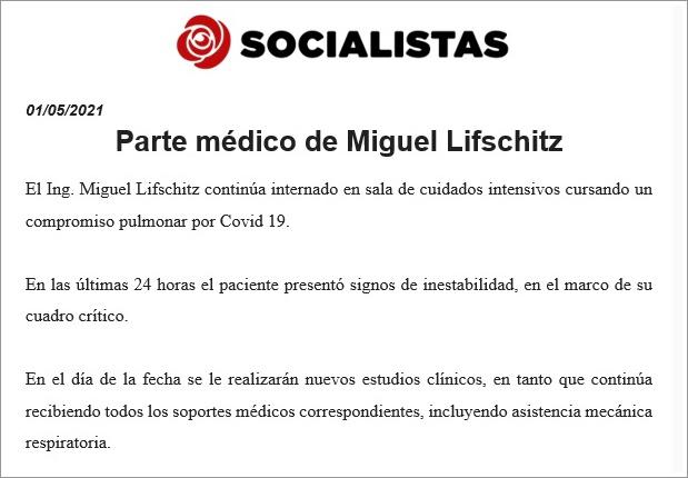 parte medico 010521