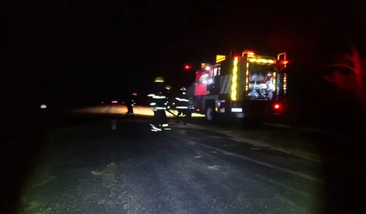 bomberos en ruta