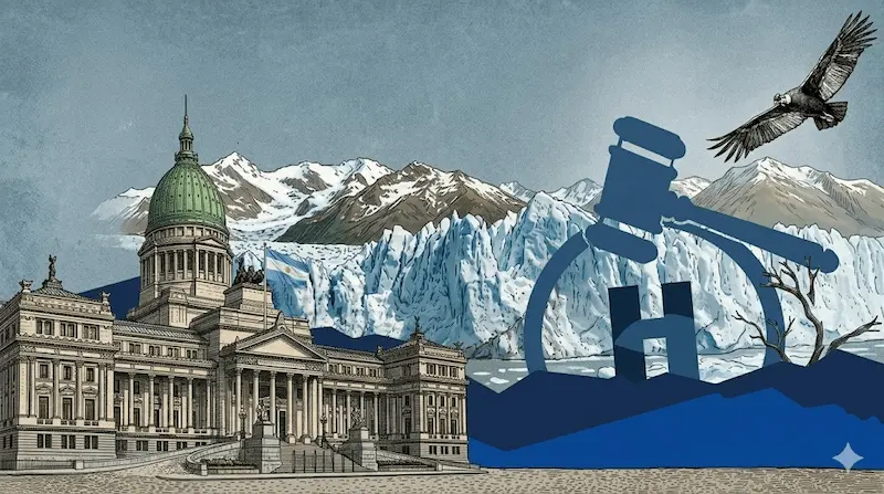 contra ley glaciares