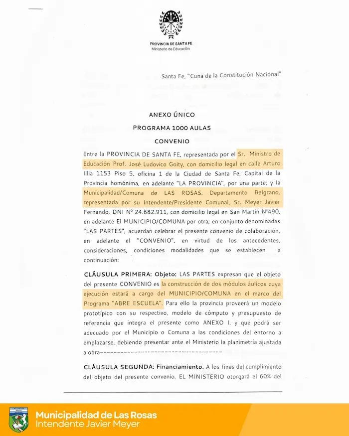convenio abre