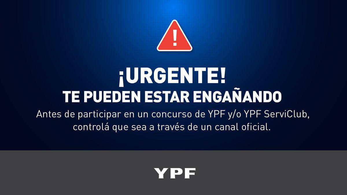 ypf engaño