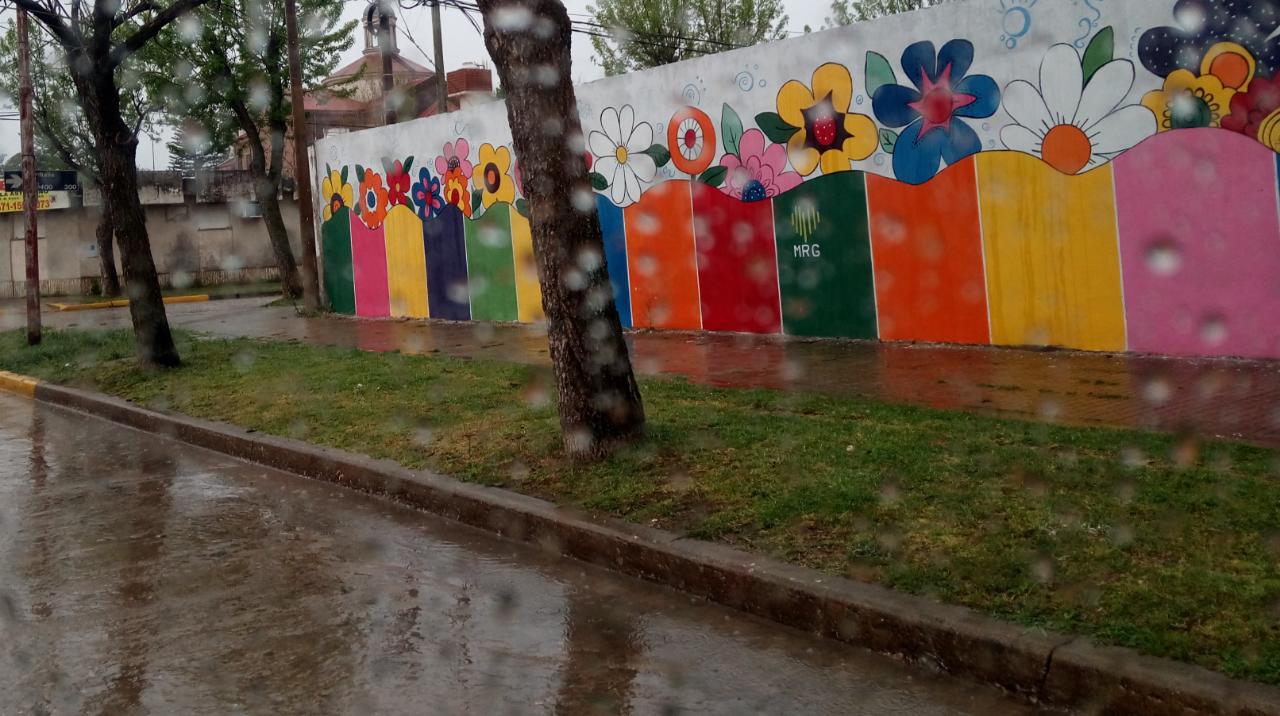 lluvia mural