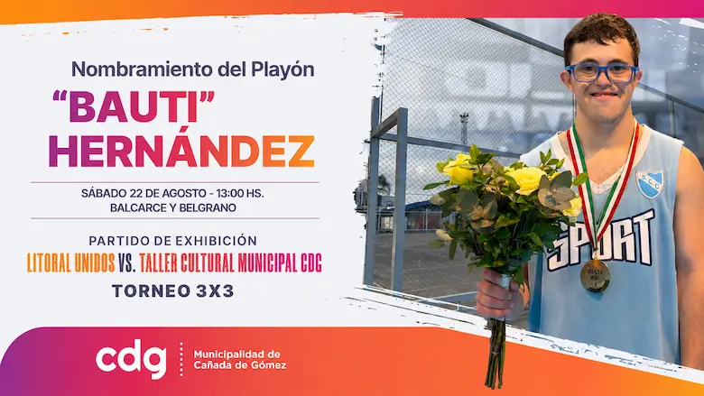 Bauti Hernandez playón