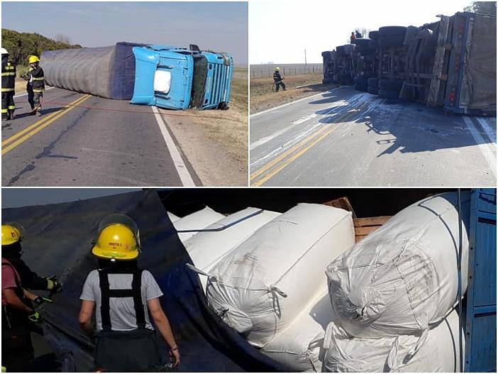 vuelco camion mosaico