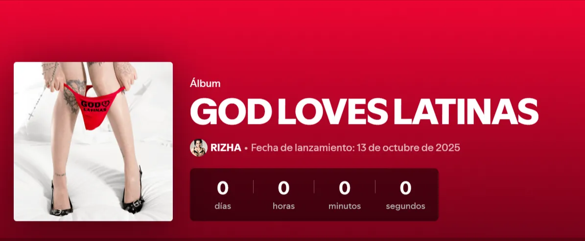 GOD-LOVES-LATINAS-Upcoming-Album-by-RIZHA-Spotify-10-13-2025_12_00_AM