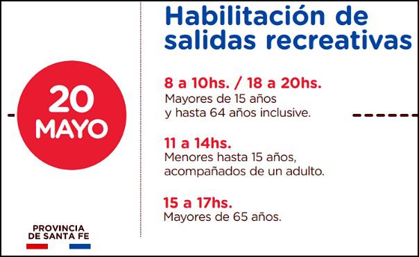 salidas recreativas 20 mayo