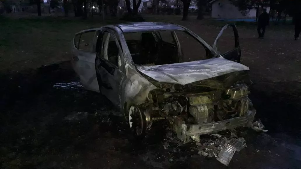 auto quemado