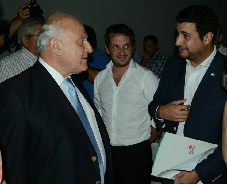 miguel lifschitz, diego mansilla y marcos cleri en vera