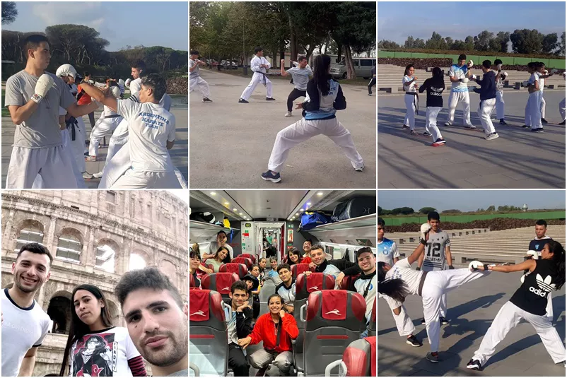 karate mosaico