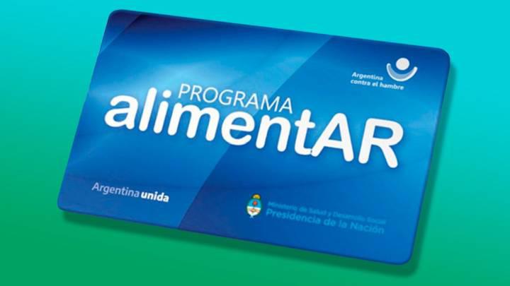 tarjeta alimentar