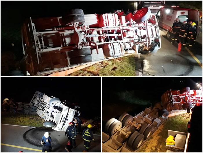 ccamion vuelco